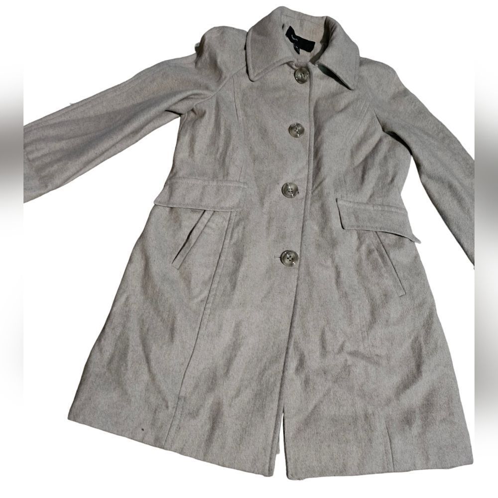 Women's AVANTI Wool Pea Coat Medium - Picture 5 of 5